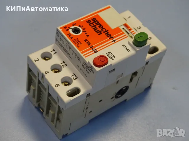 Моторна защита Sprecher+Schuh KTA 3-25 1.6/2.5A overload relay motor control, снимка 9 - Резервни части за машини - 48546564