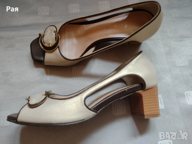 Дамски обувки 100 % кожа, снимка 4 - Дамски елегантни обувки - 50674006