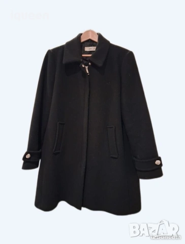 Черно палто MANGO, снимка 2 - Палта, манта - 53276687