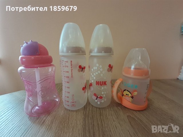 Бебешки шишета NUK, снимка 5 - Прибори, съдове, шишета и биберони - 34089058