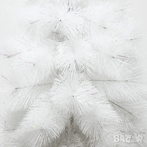 Изкуствена коледна елха - бяла, снимка 5 - Декорация за дома - 52109535