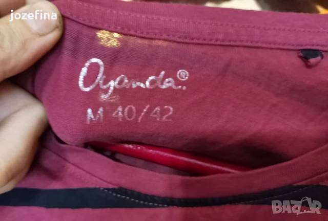 Мъжка памучна блуза с дълъг ръкав тънка, снимка 3 - Блузи - 51201919