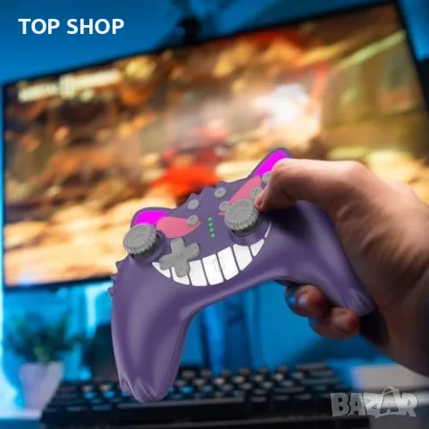 Нов джойстик Контролер за Switch и PC с Turbo функция и вибрация за игри, снимка 5 - Аксесоари - 49309122