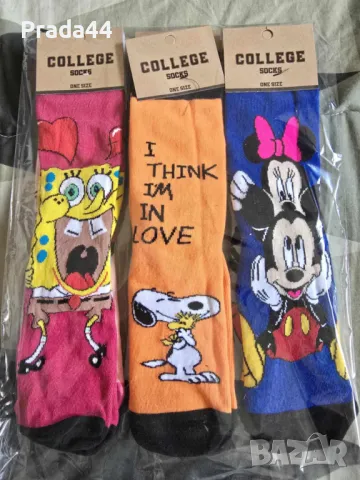 чорапи 6 броя в комплект,различни видове, снимка 6 - Дамски чорапи - 49685760