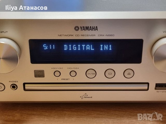 Yamaha CRX N560 Network USB CD аудиосистема с дистанционно и тонколони , снимка 12 - Аудиосистеми - 39657856