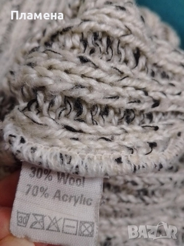 Вълнен пуловер, снимка 3 - Блузи с дълъг ръкав и пуловери - 52187083