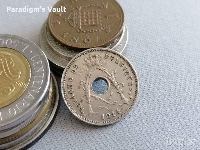 Монета - Белгия - 5 сентима (френска) | 1914г., снимка 2 - Нумизматика и бонистика - 41705055