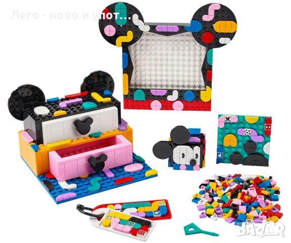 НОВО LEGO® DOTS™ 41964 - Мики Маус и Мини Маус - Кутия за училищни проекти, снимка 3 - Конструктори - 42254577