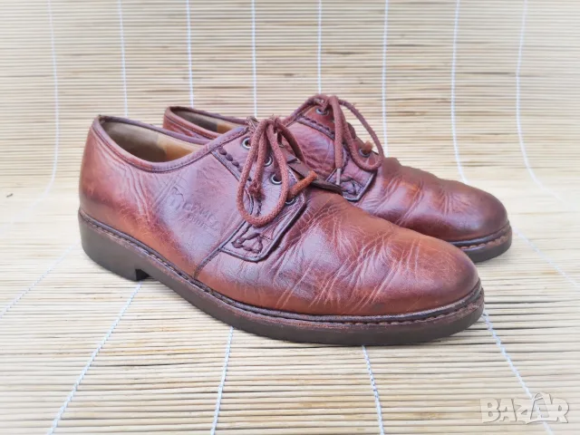 ОФЕРТА 📍 Camel / 43 / мъжки обувки от естествена кожа с каучукова подметка