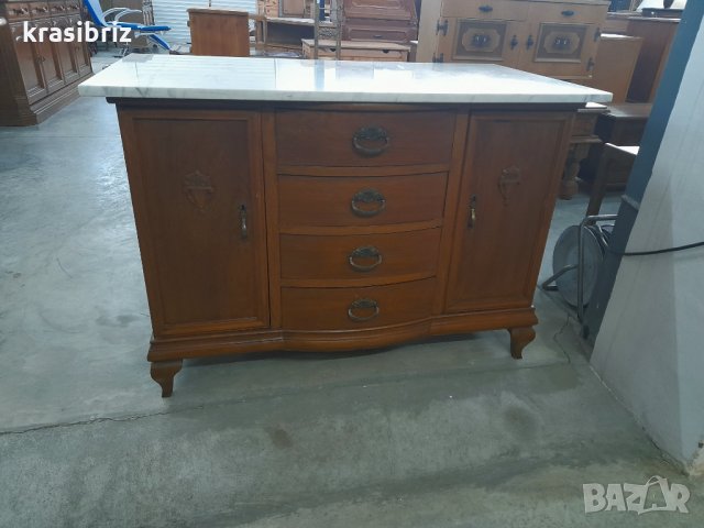 Скрин с мраморна плоча внос Германия , снимка 9 - Шкафове - 35999024