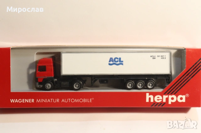 HERPA H0 1/87 RENAULT TURBO ВЛЕКАЧ КАМИОН МОДЕЛ КОЛИЧКА