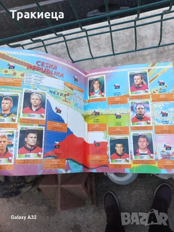 АЛБУМ ЗА ЛЕПЕНКИ ФУТБОЛИСТИ ЕВРО 96, снимка 5 - Колекции - 53837234