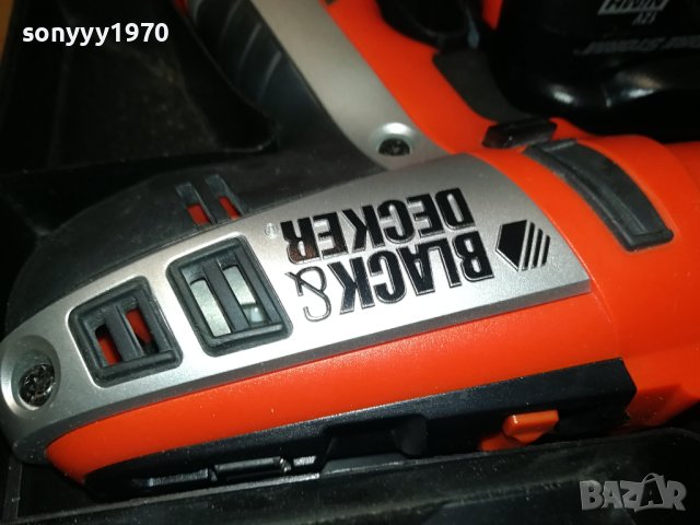 BLACK+DECKER КУФАР ЗАРЯДНО И 2 БАТЕРИИ 0108231327, снимка 6 - Бормашини - 41722716