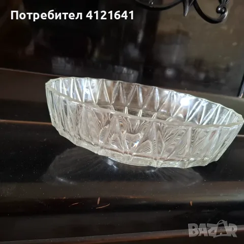 Кристална купа за плодове, голяма, снимка 3 - Сервизи - 56131947