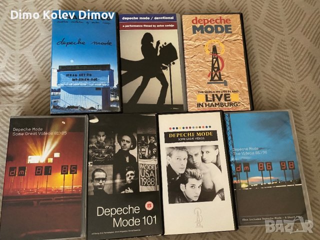 Depeche Mode VHS HIFI Колекция Оригинали.