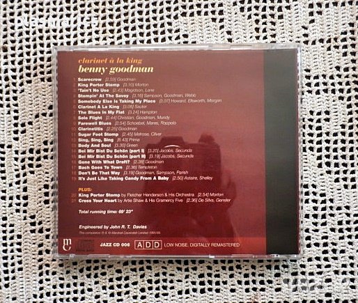 CD - Benny Goodman – Jazz, снимка 4 - CD дискове - 40885585