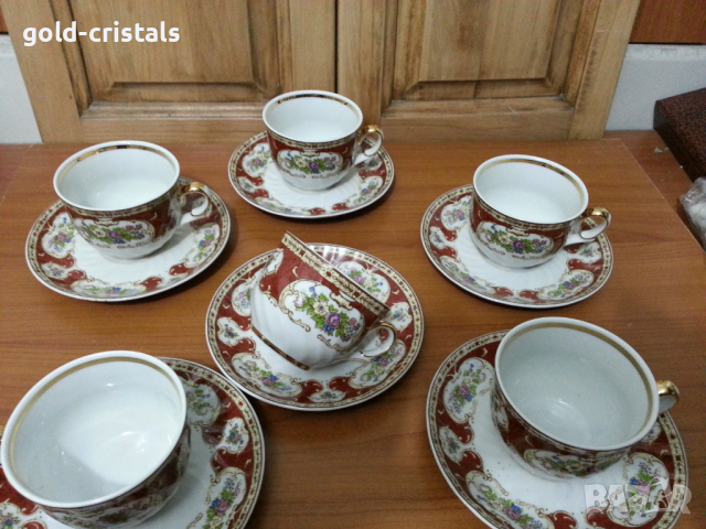 Стар български порцелан чаши за чай, снимка 8 - Антикварни и старинни предмети - 36164480