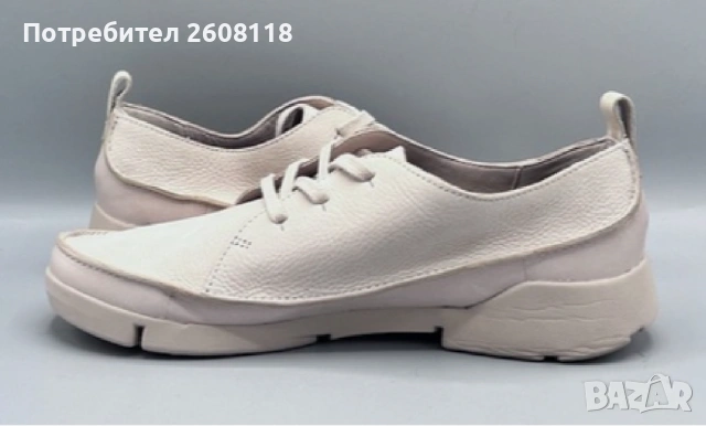 Дамски обувки CLARKS Trigenic Бежови - № 40, естествена мека кожа, снимка 6 - Дамски ежедневни обувки - 53491680