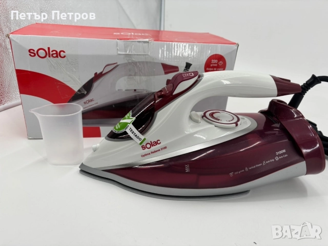 Чисто нова парна ютия SOLAC 3100w