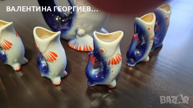 Сервиз греяна ракия , снимка 2 - Сервизи - 49336599