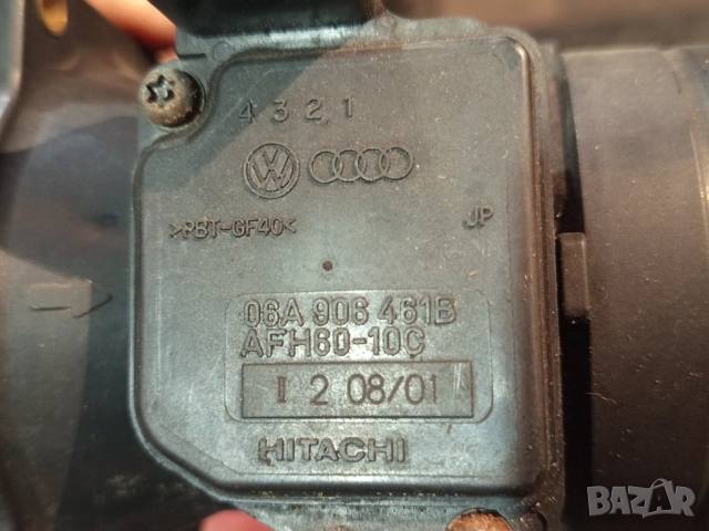 Дебитомер HITACHI за AUDI VW Seat Skoda - 1.6 бензин 8V, снимка 8 - Части - 51706418