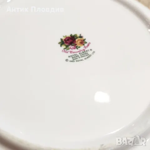 Кръгла купа Royal Albert – Old Country Roses,24см, снимка 3 - Чинии - 50388657