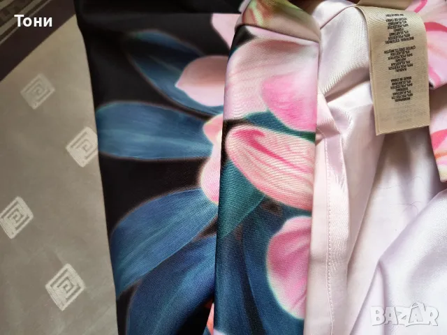 Елегантна рокля Ted Baker Pink 2 UK 10 Flamingo, снимка 13 - Рокли - 47547223