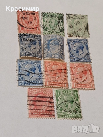 Винтидж ПОЩЕНСКИ марки Крал Джордж 5