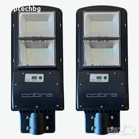 2БР. УЛИЧНА СОЛАРНА ЛАМПА COBRA 600W, снимка 1