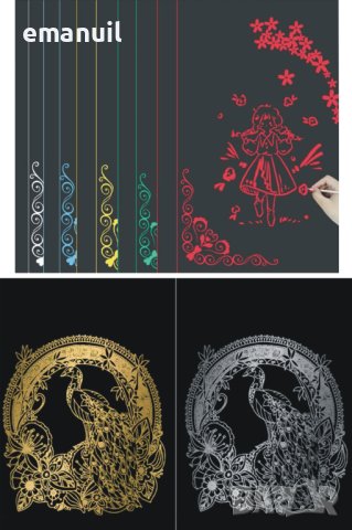 Материали за CNC лазер лазерно гравиране рязане декорация скреч крафт стикери винил печати и др., снимка 6 - Други машини и части - 40772995