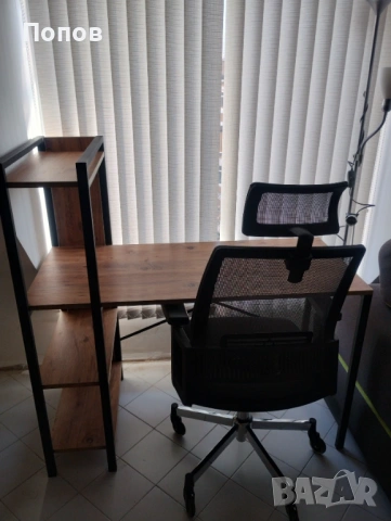 Бюро + офис стол - като нови , снимка 2 - Бюра - 53850464