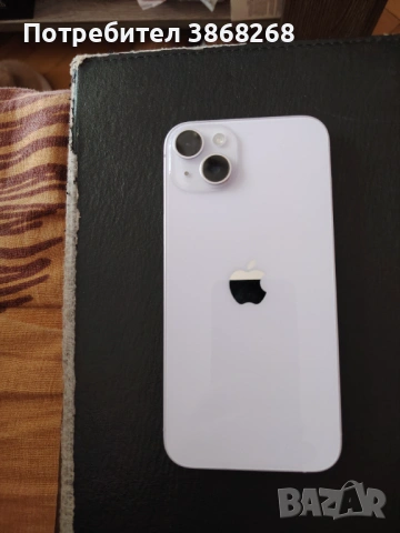 Мобилен телефон Apple iPhone 14 Plus, 256 GB, 5G, лилав