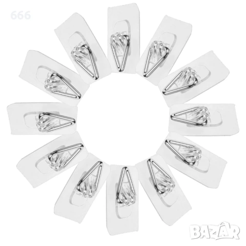 Пакет от 20 самозалепващи се куки 