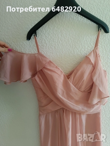 Официална розова рокля XS, снимка 3 - Рокли - 52665499