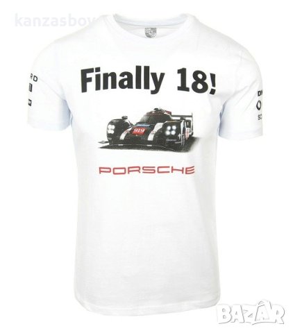 porsche driver's selection finally 18 - страхотна фенска тениска КАТО НОВА, снимка 2 - Тениски - 40901251