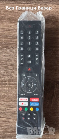 Ново Универсално дистанционно за Smart TV с Netflix, YouTube и Prime Video, заместител за JVC и Finl