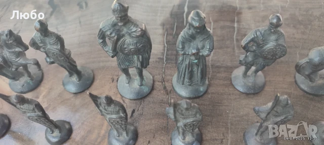 Шах,шахматни фигури ,бронз , снимка 6 - Други игри - 50961068