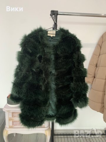 Пухено палто в размер S, снимка 14 - Палта, манта - 44407301