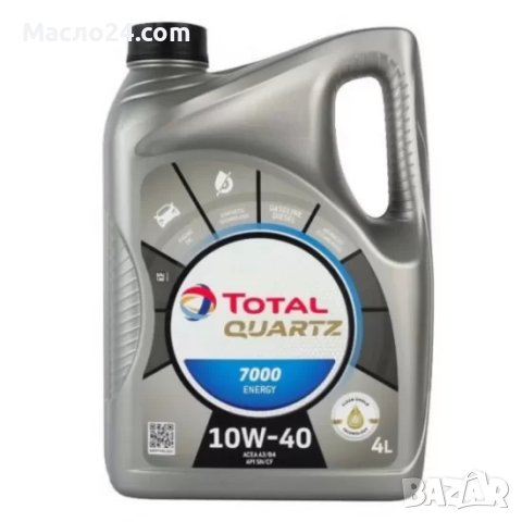 Двигателно масло Total Quartz 7000 10W40 4L, снимка 1