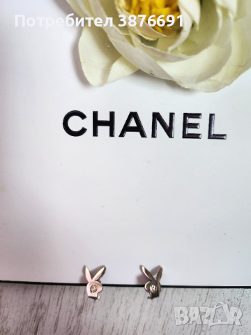 Обеци Playboy с камъни 