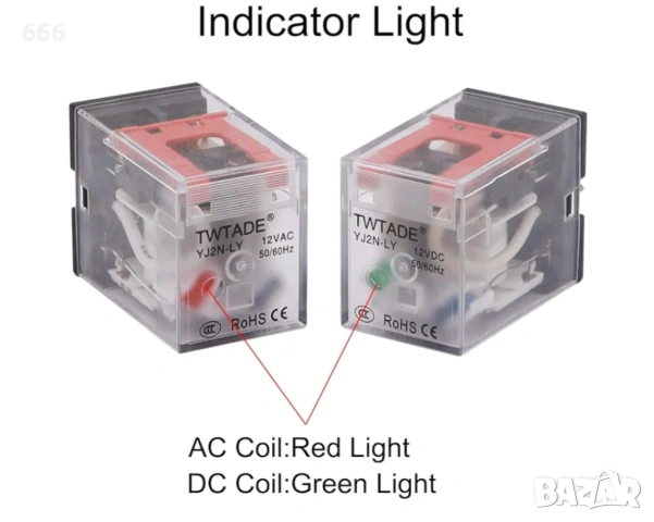Електромагнитно реле с бобина, снимка 5 - Друга електроника - 53432887