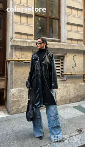 Дамско непромокаемо палто Black