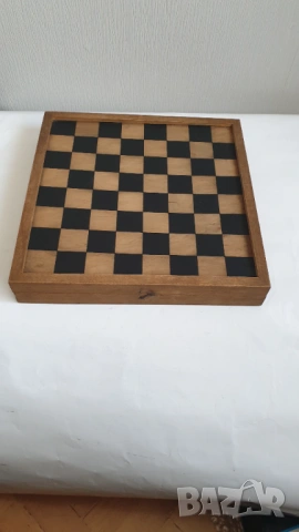 Стар шах,табла и дама, снимка 4 - Антикварни и старинни предмети - 53747271