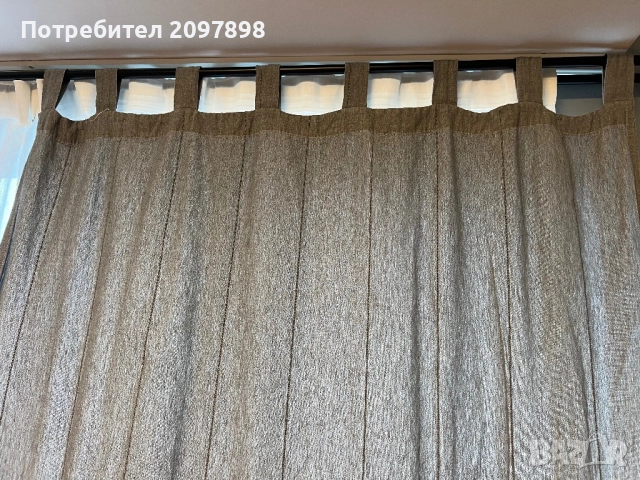 Памучни завеси Икеа комплект 2 броя