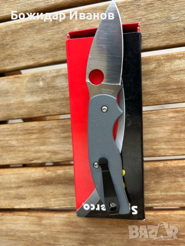 Продавам нож Spyderco Sage1 Maxamet, снимка 3 - Ножове - 53695620