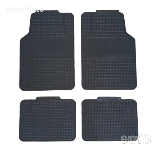 Гумени стелки универсални черни-4 бр/к-т