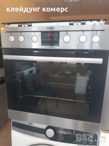 Фурна за вграждане с керамичен плот AEG COMPETENCE MAXI PYROLIS 74л. , снимка 2 - Печки, фурни - 41584185