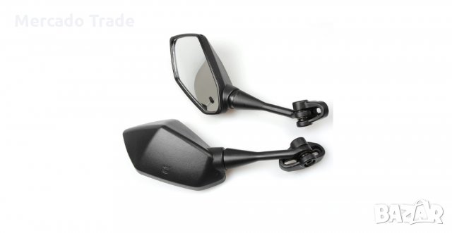 Комплект огледала за мотор Mercado Trade, Универсални, 1914, Черни, снимка 4 - Аксесоари и консумативи - 35830969