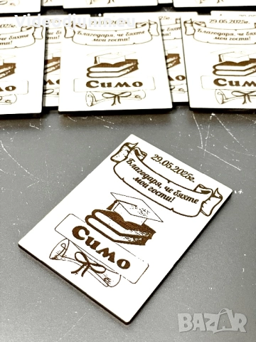 Сватбени сувенири- магнит, снимка 9 - Декорация за дома - 46660053