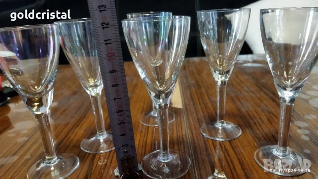 ретро стъклени чаши чашки , снимка 3 - Антикварни и старинни предмети - 34349843